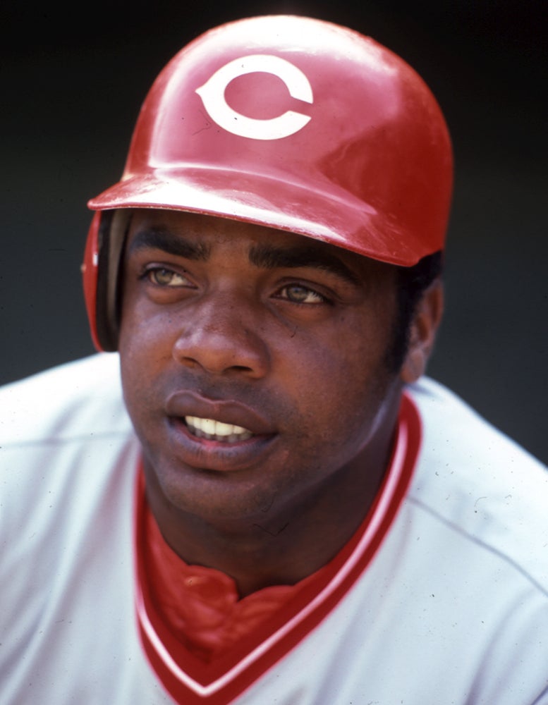 Dave Parker in Reds helmet